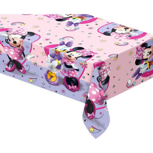 Picture of PLASTIC TABLECLOTH MINNIE JUNIOR 120X180CM